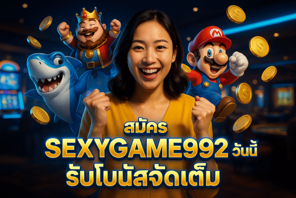 สมัคร SEXYGAME992 วันนี้ รับโบนัสจัดเต็ม
