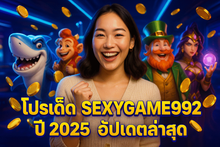 โปรเด็ด SEXYGAME992 ปี 2025 อัปเดตล่าสุด