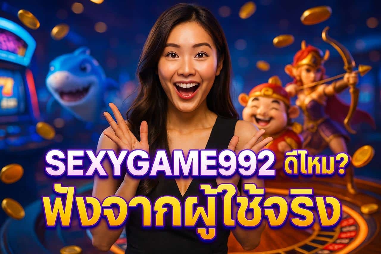 SEXYGAME992 ดีไหม? ฟังจากผู้ใช้จริง